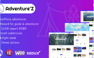 Adventure'Z - Modern Adventure Marketplace WordPress Theme