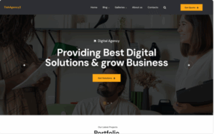 TishAgency2 - Digital Agency WordPress Theme