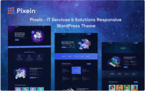 Pixein - IT Services & Solutions Responsive WordPress Theme