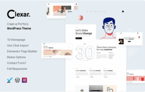CLexar – Creative Portfolio WordPress Theme