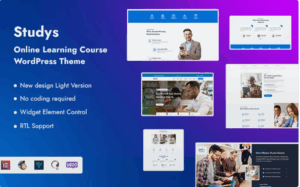 Studys - Online Learning Course WordPress Theme