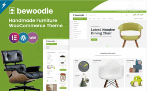 Bewoodie - Furniture, Decor and Handicrafts Store WooCommerce Elementor Theme WooCommerce Theme