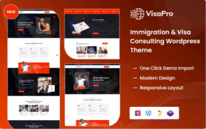 Visa & Immigration Service WordPress Theme