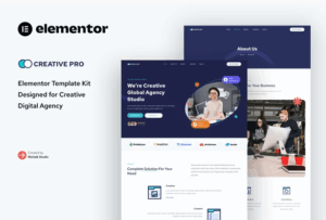 Creativepro - Creative Agency Studio Elementor Template Kit
