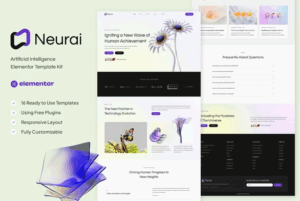 Neurai - Artificial Intelligence Elementor Template Kit