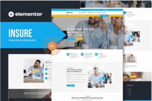 Insure - Insurance Business Elementor Template Kit
