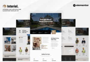 Interial - Interior & Architecture Elementor Template Kit