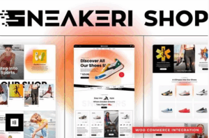 Sneakeri - Sports Shoes Store Elementor Pro Template Kit