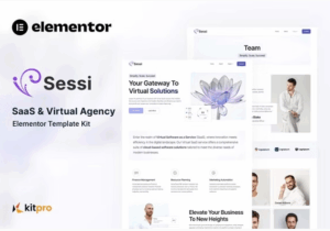 Sessi - Saas & Virtual Agency Elementor Template Kit