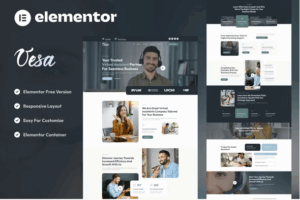 Vesa - Virtual Assistant Business Elementor Template Kit