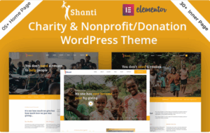 Shanti - Charity & Nonprofit/Donation WordPress Theme