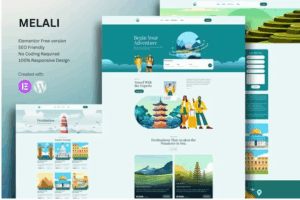 Melali - Tour & Travel Agency Elementor Template Kit