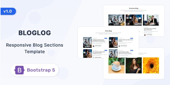 Bloglog - Bootstrap 5 Blog Section Template 1 Bloglog - Bootstrap 5 Blog Section Template
