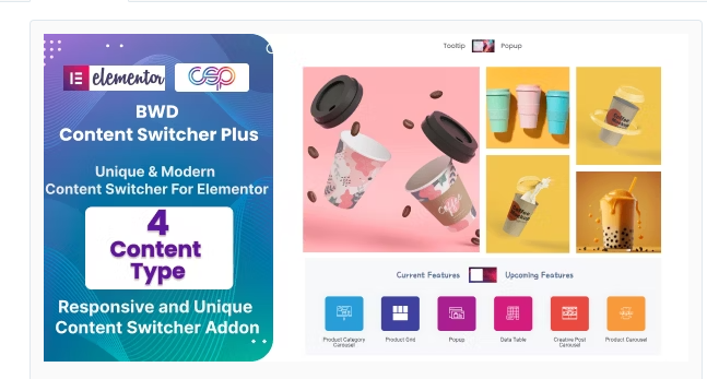 BWD Content Switcher Plus Addon For Elementor 1.0 1 BWD Content Switcher Plus Addon For Elementor 1.0