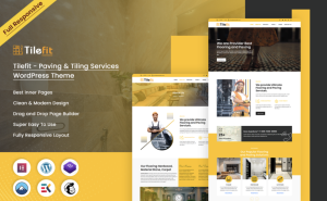 Tilefit - Paving & Tiling Services WordPress Theme
