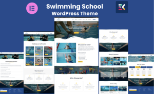 Swimming School Elementor WordPress Themes