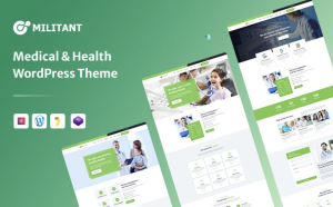 Militant -Medical Health & Clinic Elementor WordPress Theme