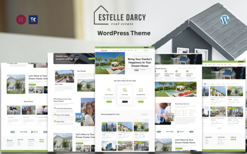 Estelle Darcy - Real Estate & Agent WordPress Theme