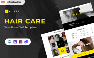 Hairly - Hair Care And Hair Salon Wordpress Elementor Theme WordPress Theme