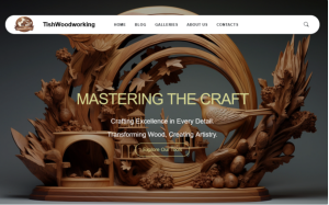 TishWoodworking - Woodworking WordPress Template WordPress Theme