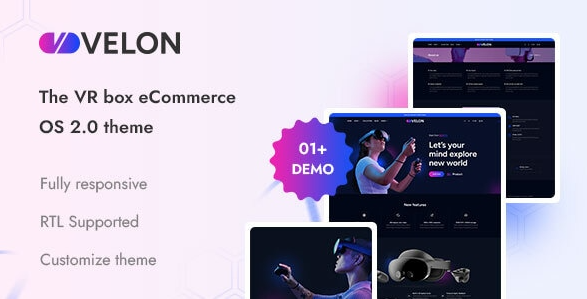 Velon - VR Box Ecommerce Shopify 2.0 Theme 1 Velon - VR Box Ecommerce Shopify 2.0 Theme