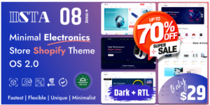 Dsta- Minimal eCommerce Store Shopify Theme 2.0