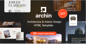 Archin - Architecture & Interior Design HTML Template