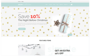 Snowy Christmas - Christmas Gifts Shopify Theme
