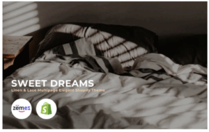 Sweet Dreams - Linen & Lace Multipage Elegant Shopify Theme