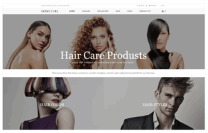 Shiny curl - Hair Care Store E-commerce Modern Shopify Theme