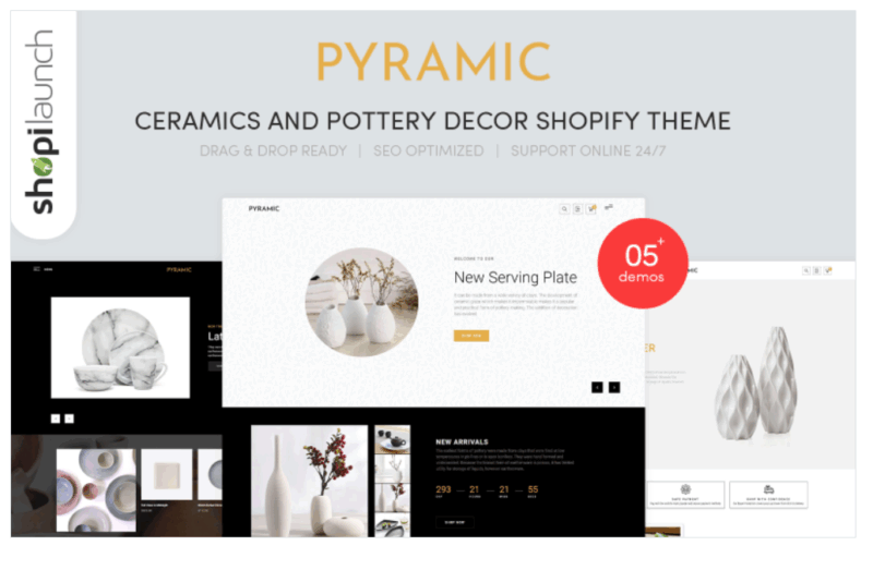 Pyramic - Ceramics & Pottery Decor Shopify Theme