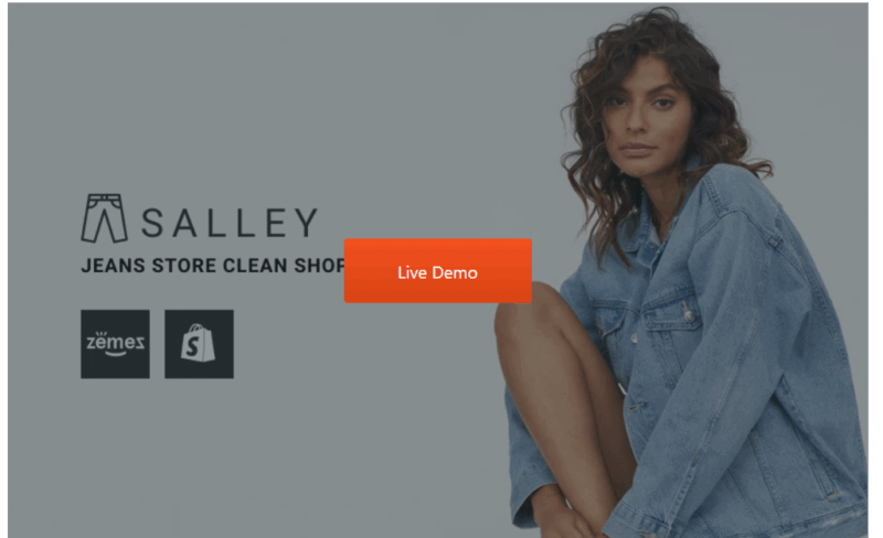 Salley - Jeans Store Clean Shopify Theme