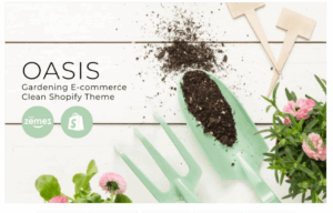 OASIS - Gardening E-commerce Clean Shopify Theme