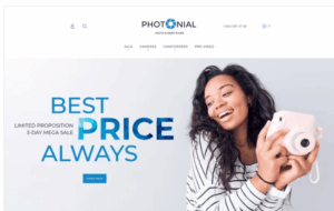 Photonial - Photo & Video Magento 2 Store