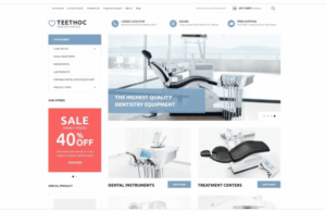Teethoc - Dental Instruments Magento Theme