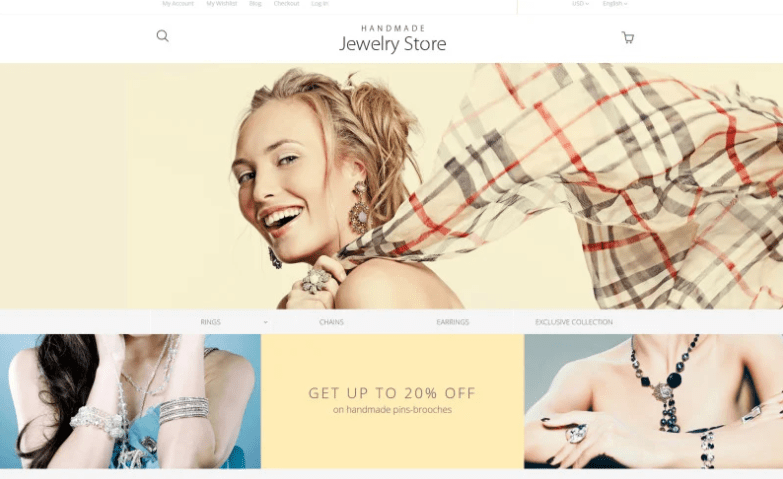 Handmade Jewelry Magento Theme 1 Handmade Jewelry Magento Theme