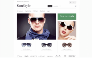 Sunglasses Shop Magento Theme