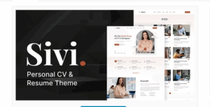 Sivi - Personal CV/Resume Theme 1.1