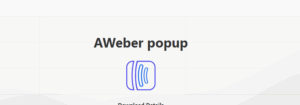 Popup Builder – AWeber 3.2